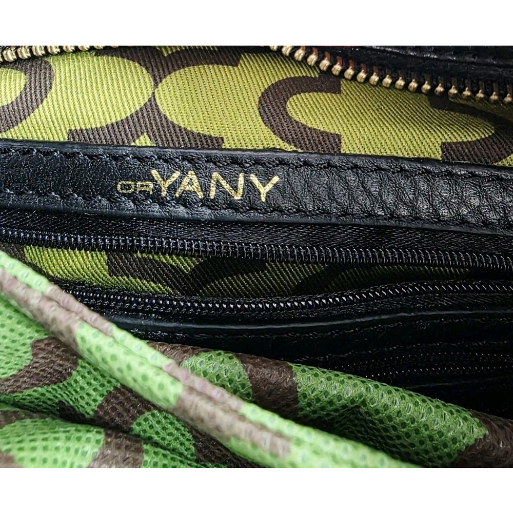 orYANY Lian Satchel Pebble Leather Maroon Black Brwn Colorblock Detachable strap - Picture 6 of 6